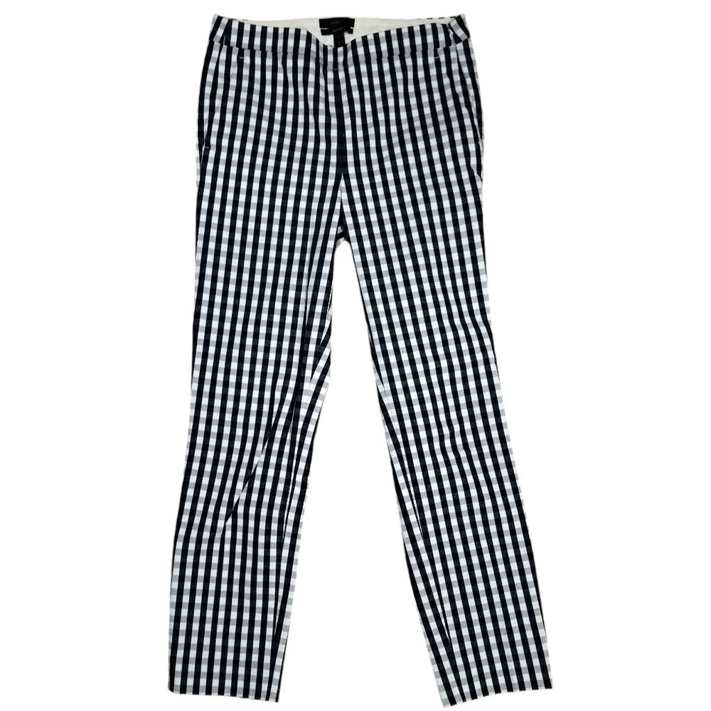 J. Crew plaid "picnic" tailored trousers, like new